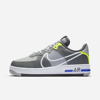 Pantofi Casual Nike Air Force 1 React Barbati Gri Gri Inchis Albi | HRNL-81395